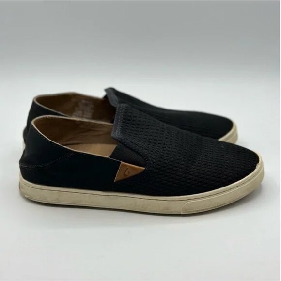 OluKai Women's Pehuea Drop in Heel Sneakers Low Top Slip On Mesh Shoes Size 7 - Picture 2 of 9